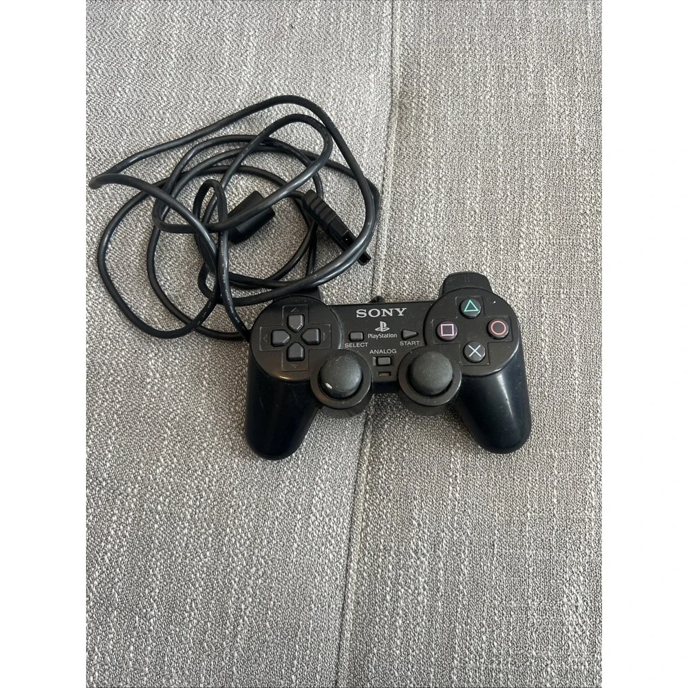 Official Sony PlayStation 2 PS2 DualShock 2 Controller! Works Great! Authentic!